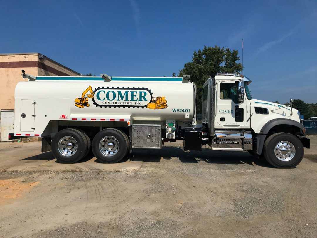 New Fuel Truck Added to Growing Fleet Comer Construction, Inc.
