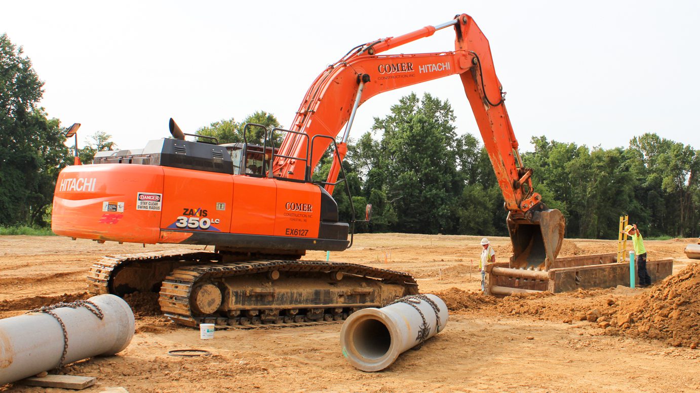 Underground utility construction