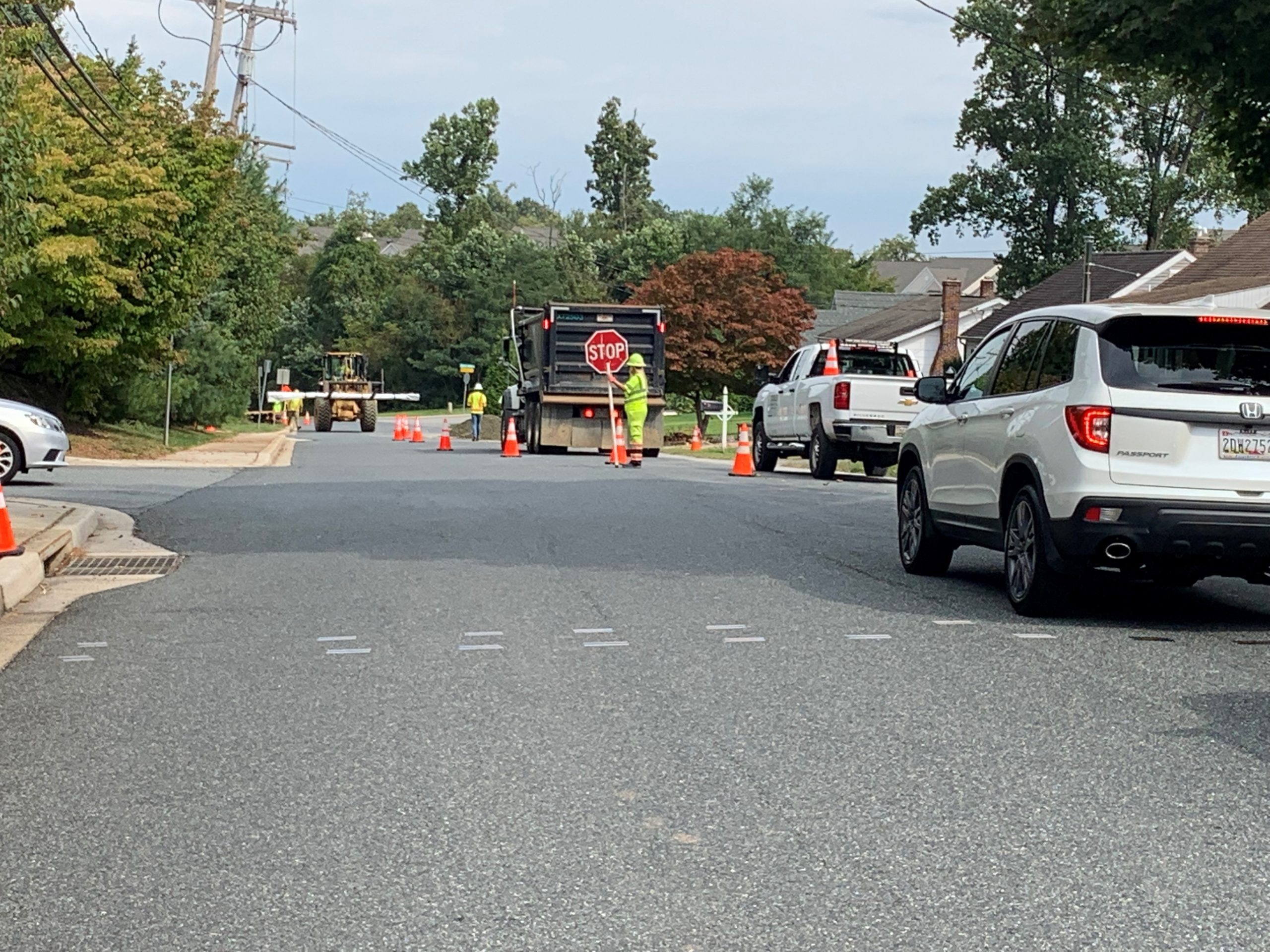 Maintenance of Traffic Services at a construction site