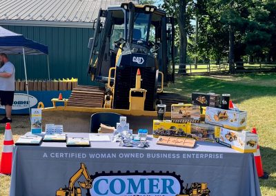 Comer Construction Booth at National Night Out