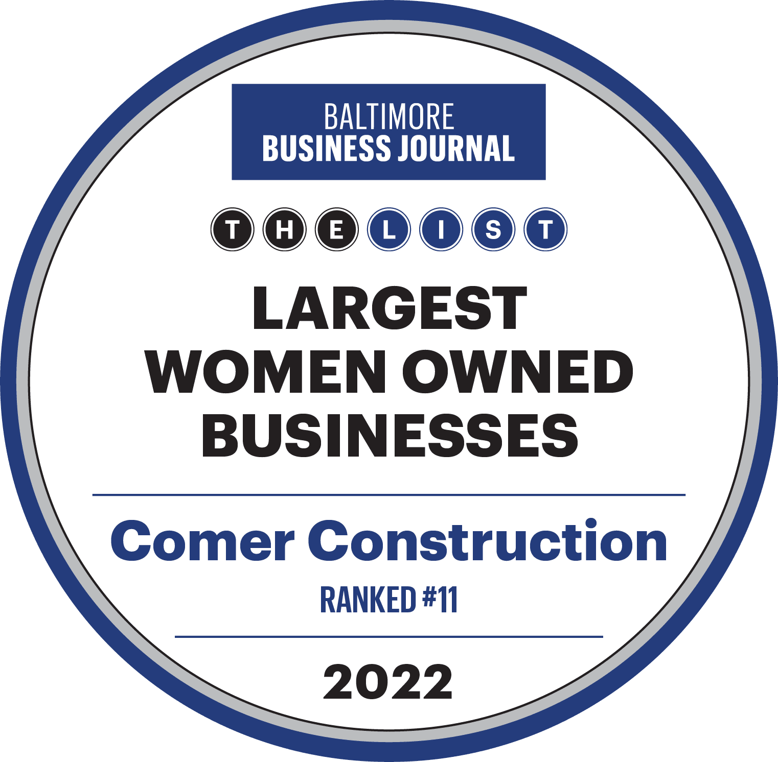 Baltimore Business Journal Largest Women-Owned Business