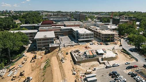 Grading and Stormwater Management for Maryland Hospital