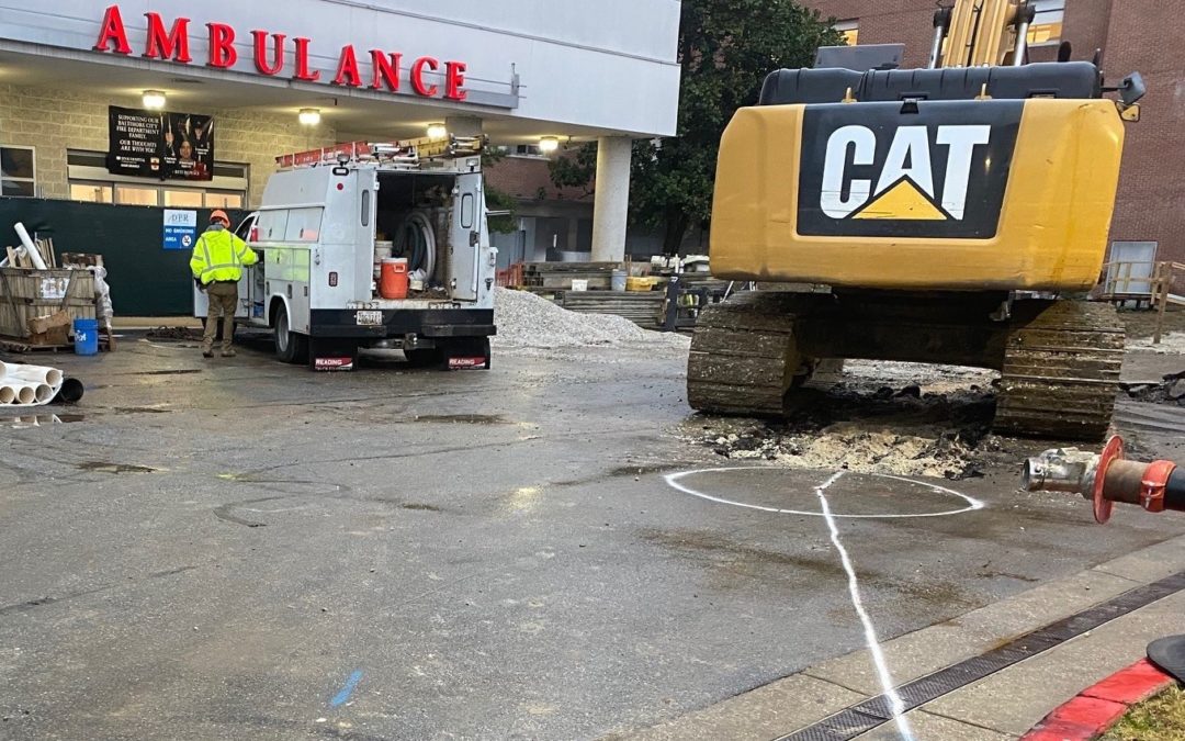 Utilities and Paving to Expand Baltimore Hospital