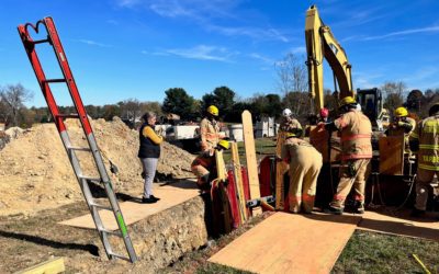 Harford County Technical Rescue Team Trench Rescue Practice