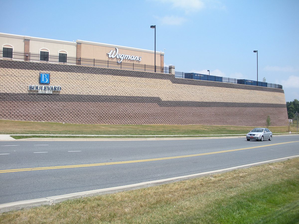 Comer Construction Retaining Wall Build