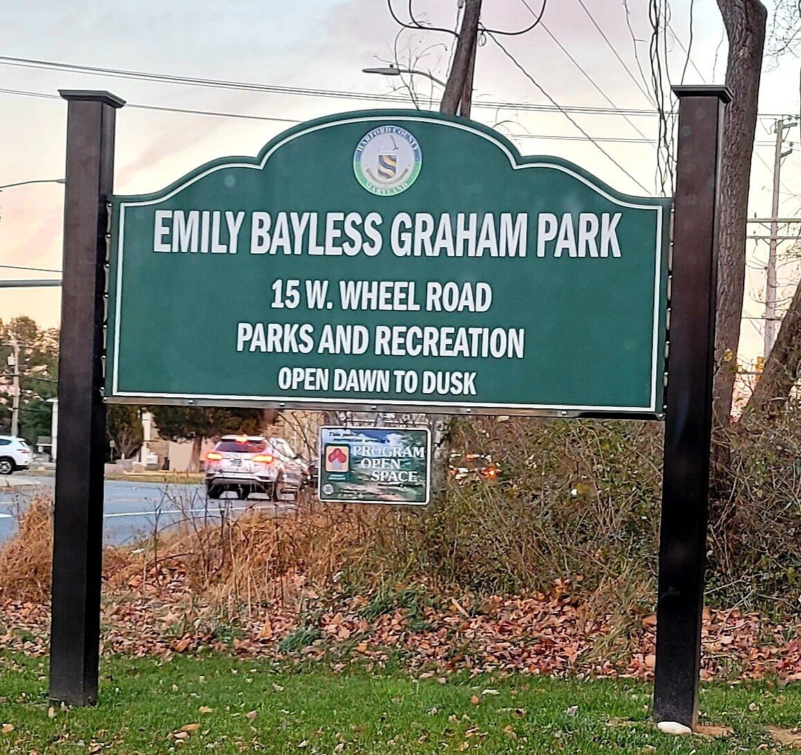 Sign at Emily Bayless Graham Park