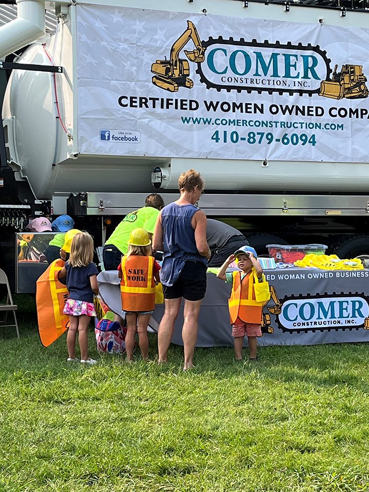 Comer Construction at Harford County National Night Out 2023