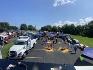 Comer Construction at 2023 Rising Sun Touch a Truck Event