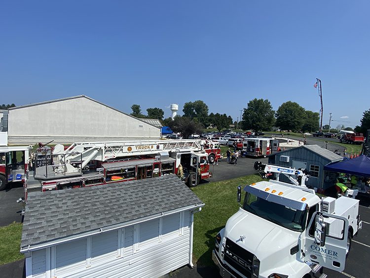 Comer Construction at 2023 Rising Sun Touch a Truck Event