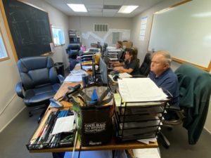 Charles Petr in the office