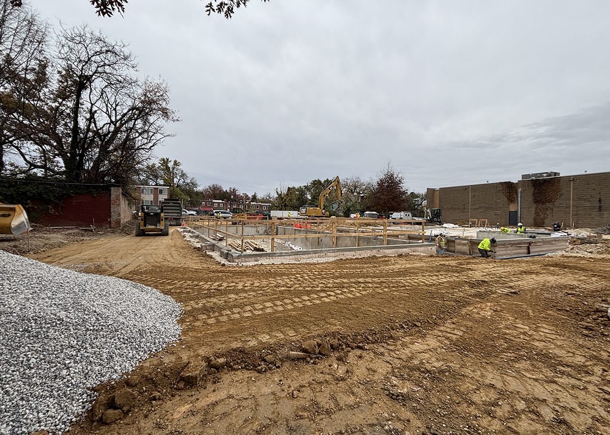 Grading and excavation for Baltimore City recreation projects