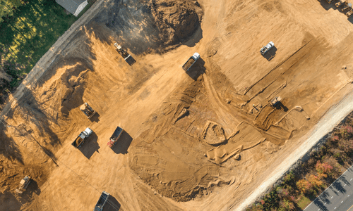 Aerial Photo of job site