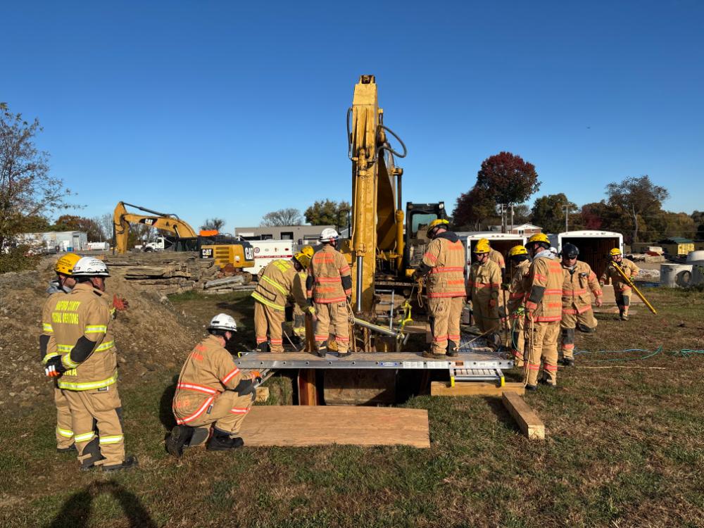 Harford County Simulated Trench Rescue