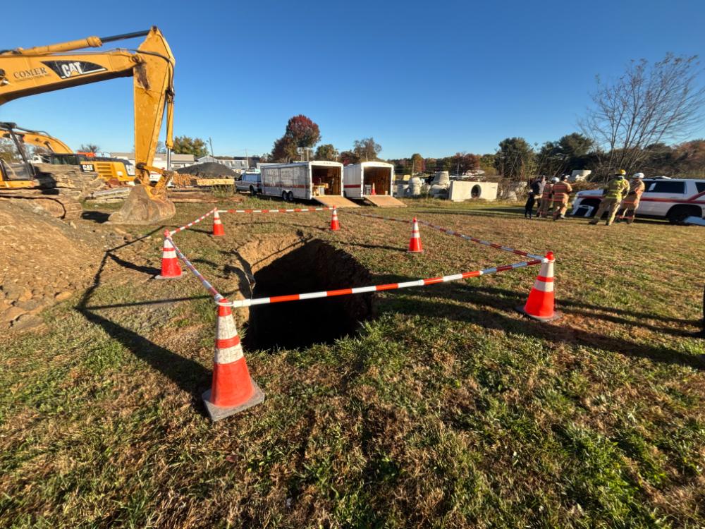 Harford County Simulated Trench Rescue