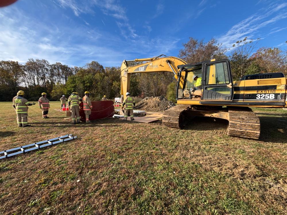 Harford County Simulated Trench Rescue