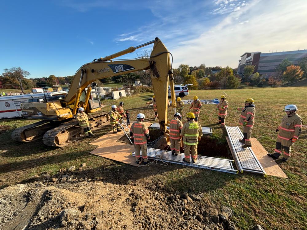 Harford County Simulated Trench Rescue