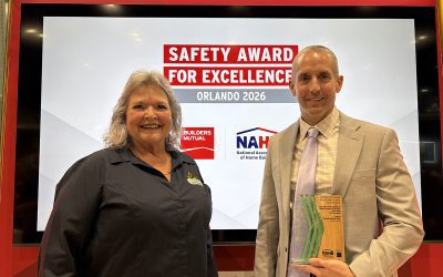 Comer Construction Named 2025 NAHB/Builders Mutual Safety Award Winner