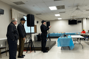 Master Trooper Jessica Miranda and the team from the Maryland State Police Commercial Vehicle Enforcement Division (CVED) at the Conowingo Scale House