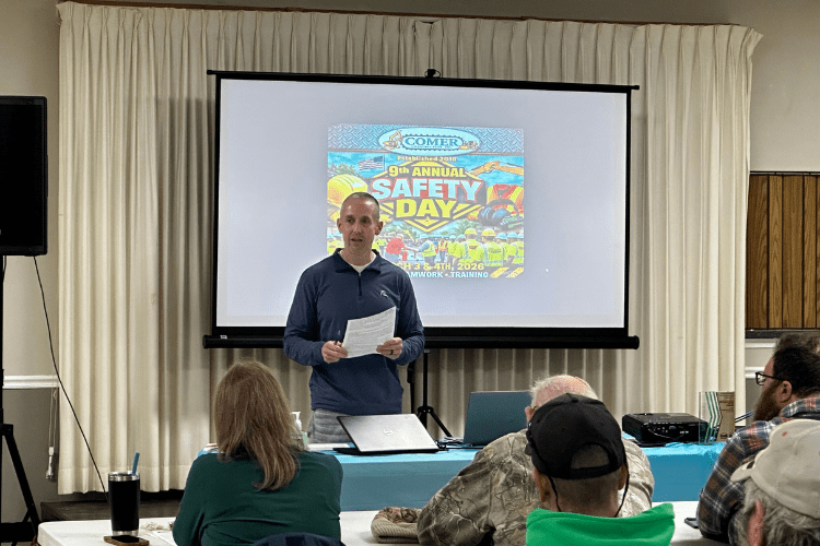 Comer Construction Safety Director Tim Kaptein presenting at Safety Days 2026