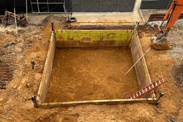 trench box excavation