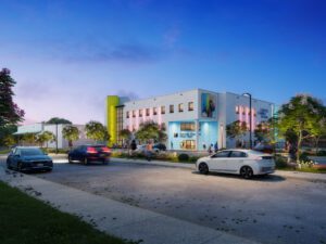 Rendering for the Carolyn E. Fugett Intergenerational Center in West Baltimore