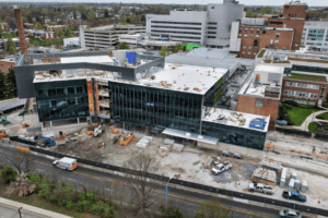 site construction at sinai hospital in Baltimore