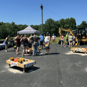 Comer Construction at a Touch-a-Truck Event