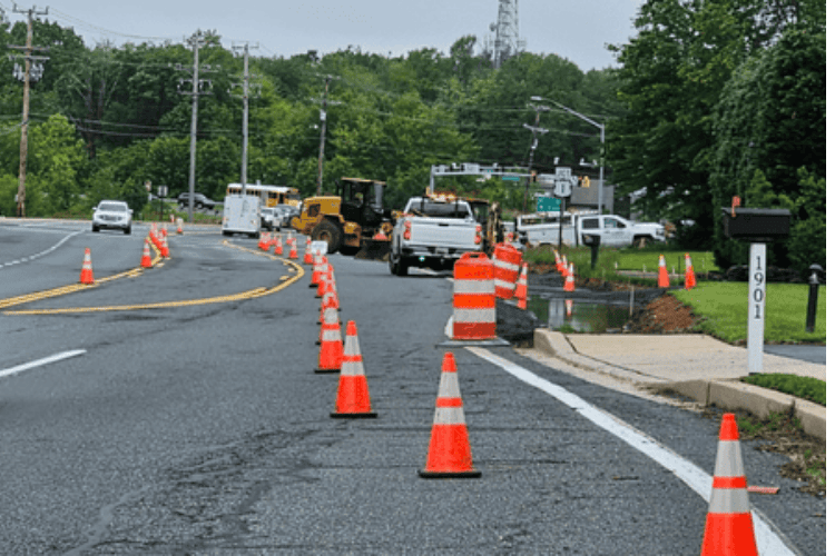 New Sheetz in Harford County. Maintenance of Traffic by Comer Construction