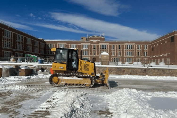 Commercial Snow Removal by Comer Construction